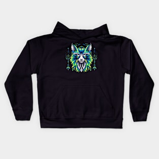 cat space planet Kids Hoodie